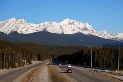03B Panorama Peak, Mount Temple, Haddo Peak Morning From Trans Canada Highway At Highway 93 Junction Driving Between Banff And Lake Louise in Winter.jpg